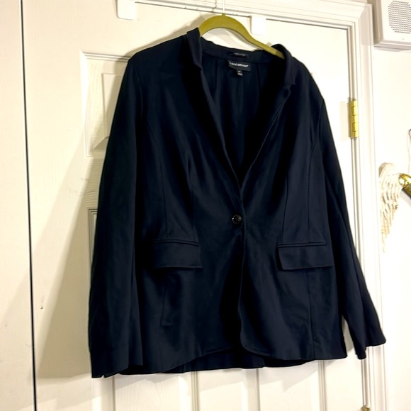 Lane Bryant Jackets & Blazers - Lane Bryant the Bryant blazer black stretchy relaxed 14